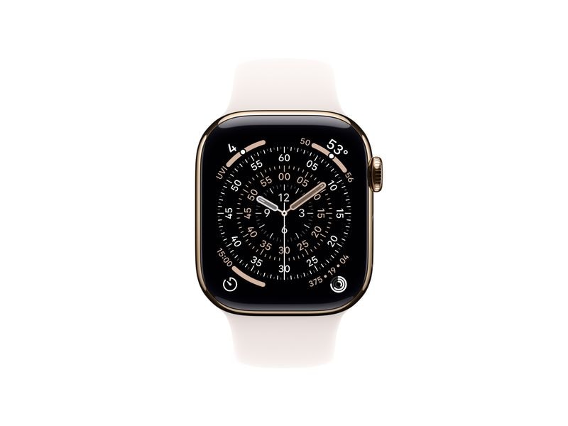 Apple Watch Series 11 42 mm LTE Gold Titanium Light Blush M/L
