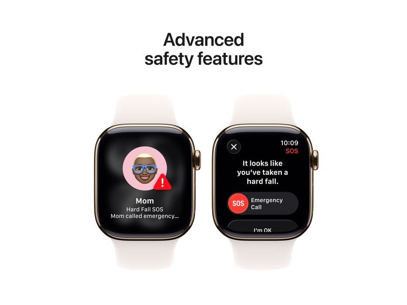 Apple Watch Series 11 42 mm LTE Gold Titanium Light Blush M/L