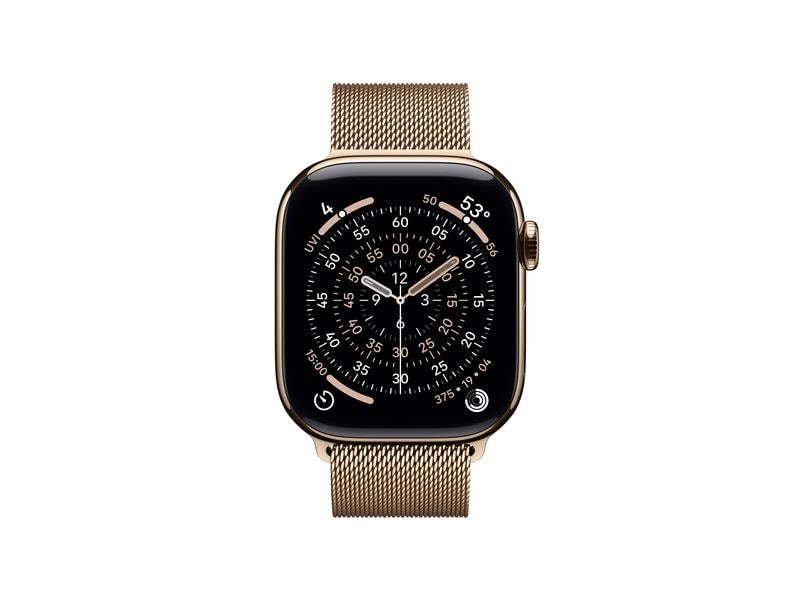 Apple Watch Series 11 42 mm LTE Gold Titanium Milanese Loop