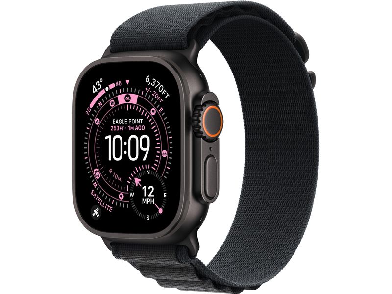 Apple Watch Ultra 3 Black Titanium Black Alpine Loop M