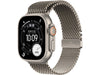 Apple Watch Ultra 3 Natural Titanium Milanese Loop L