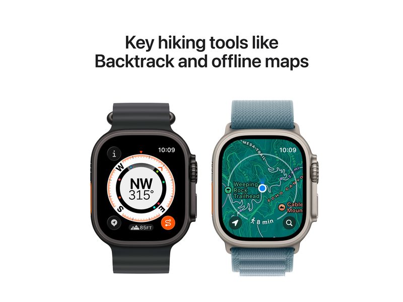 Apple Watch Ultra 3 Natural Titanium Milanese Loop L