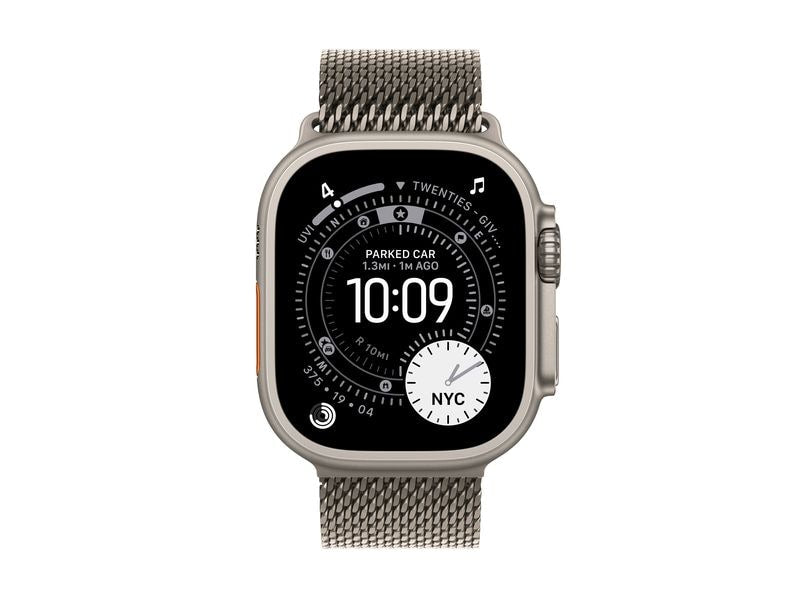 Apple Watch Ultra 3 Natural Titanium Milanese Loop L