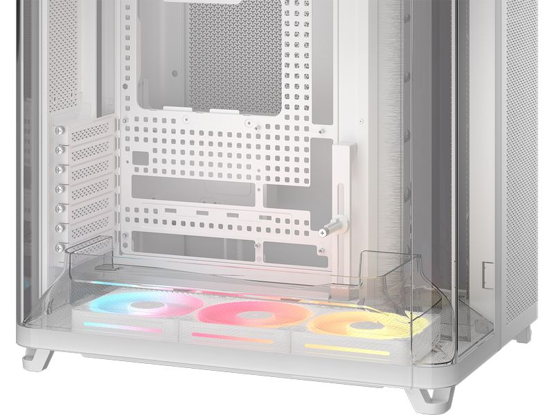 Corsair PC-Gehäuse AIR 5400 LX-R RGB Weiss