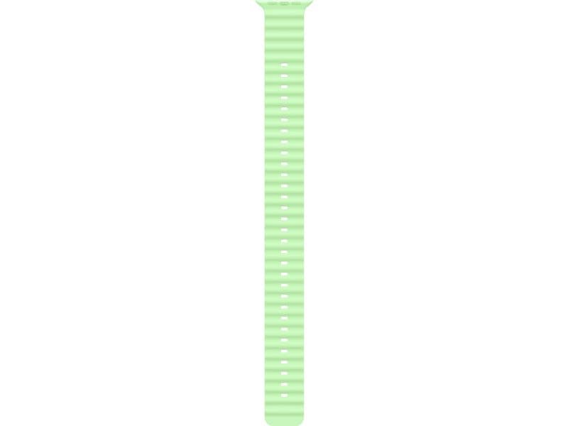 Apple Ocean Band 49 mm Extension Neon Green Natural Titanium