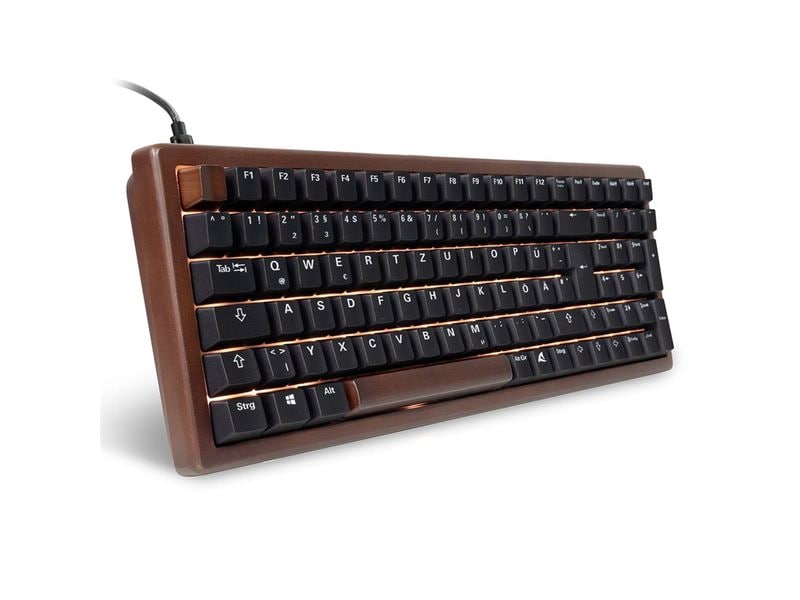 Sharkoon Gaming-Tastatur SKILLER SGK50 S2 Wood PBT