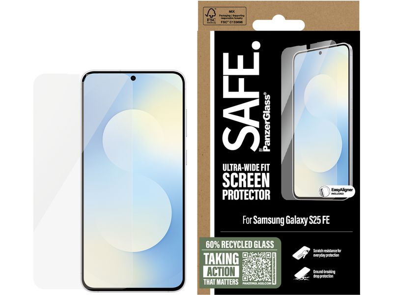 SAFE. Displayschutz UWF mit EasyAligner Galaxy S25 FE