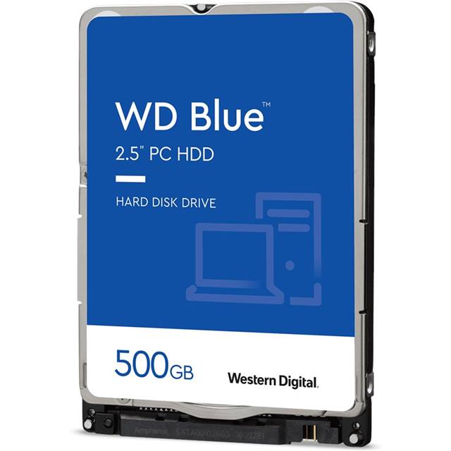 WD Blue Mobile - 500 Go - 2,5", SATA, 5,4 k, 128 Mo