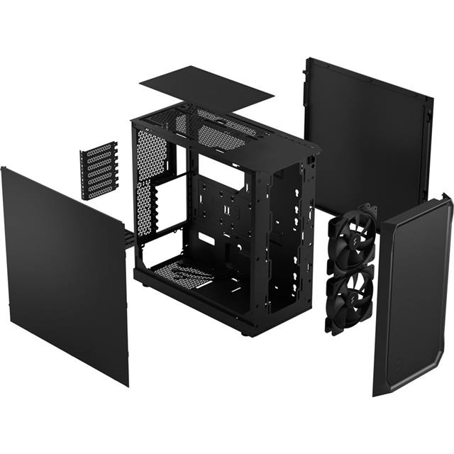 Fractal Design Boîtier d’ordinateur Focus 2 Solid Noir