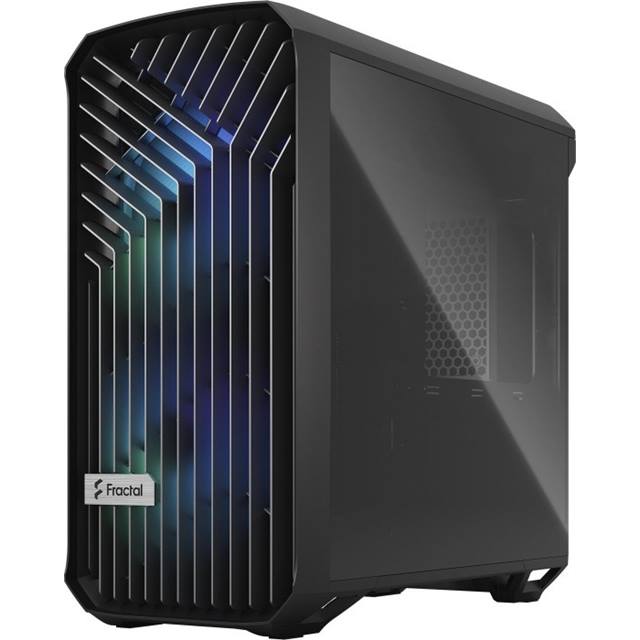 Fractal Design Boîtier d’ordinateur Torrent Compact RGB TG Light Tint Noir