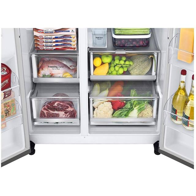 LG Foodcenter GSJV71PZLE Platinum Silver