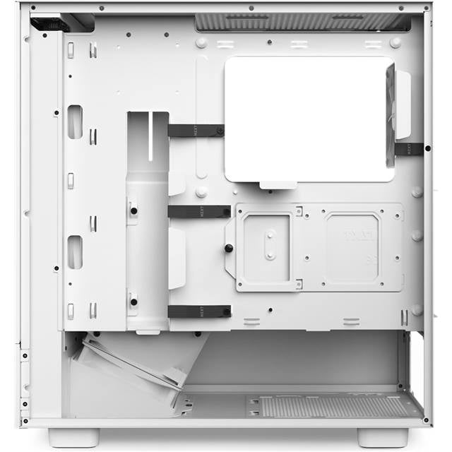 NZXT Boîtier d’ordinateur H5 Flow RGB Blanc mat