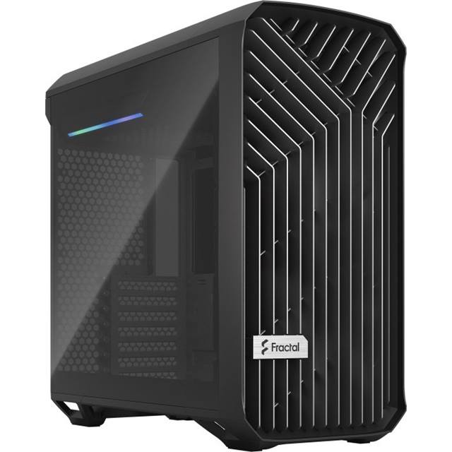 Fractal Design Boîtier d’ordinateur Torrent Compact TG Dark Tint Noir