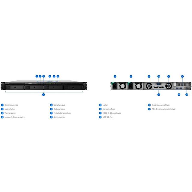 Synology RS1619xs+ - ohne Harddisk
