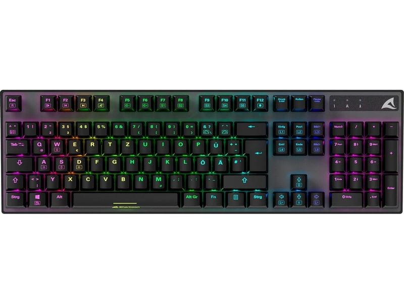 Sharkoon Gaming-Tastatur SKILLER SGK20 Red