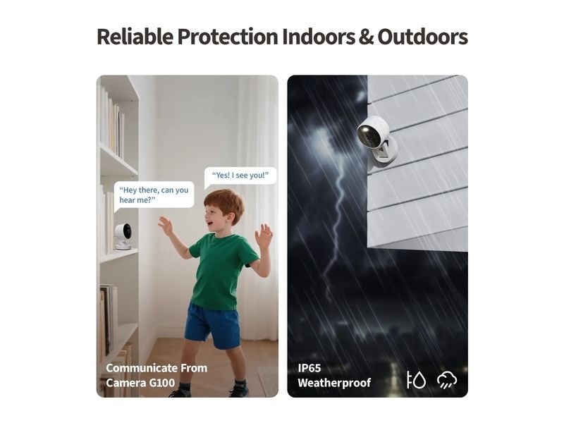 Aqara Netzwerkkamera G100 Weiss, 1 Stück