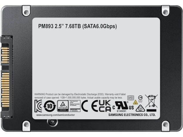 Samsung SSD Enterprise PM893 2.5" SATA 7680 GB