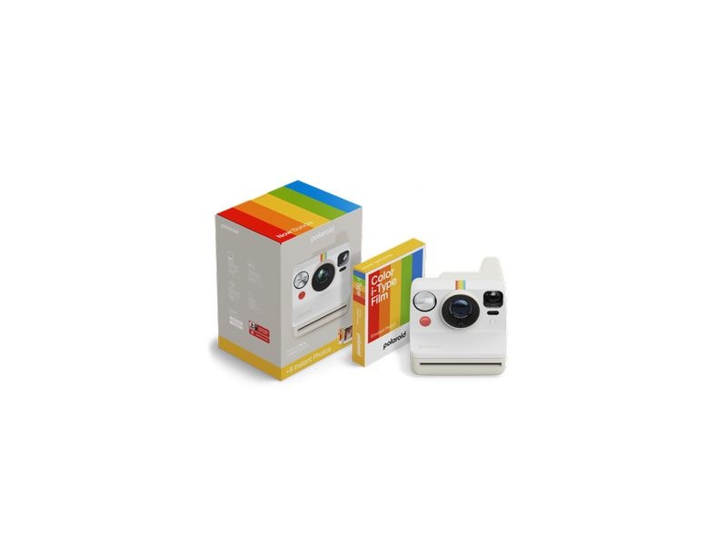 Polaroid Fotokamera Now Gen 3.0 + Color Film Bundle Weiss