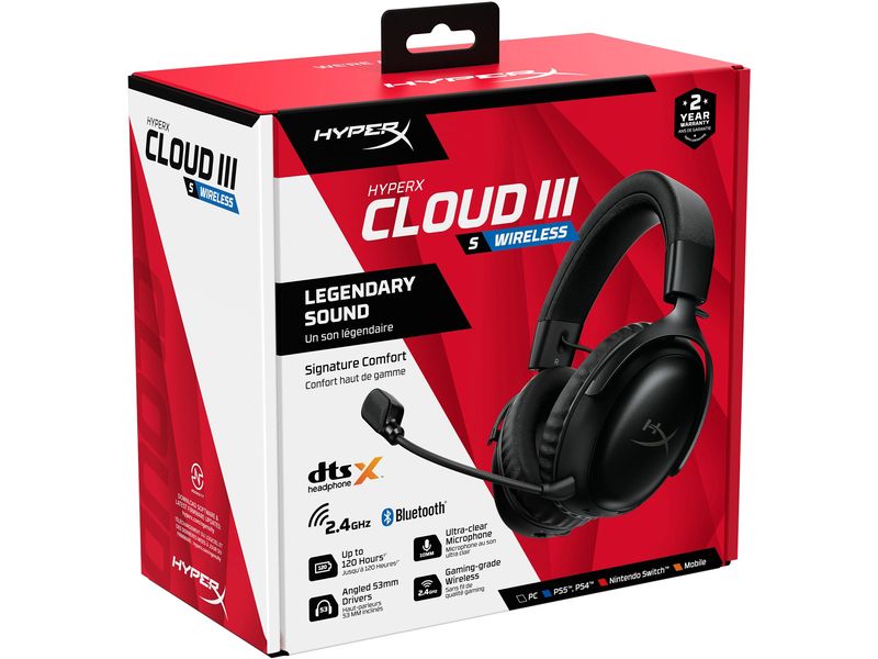 HyperX Headset HyperX Cloud III S Schwarz