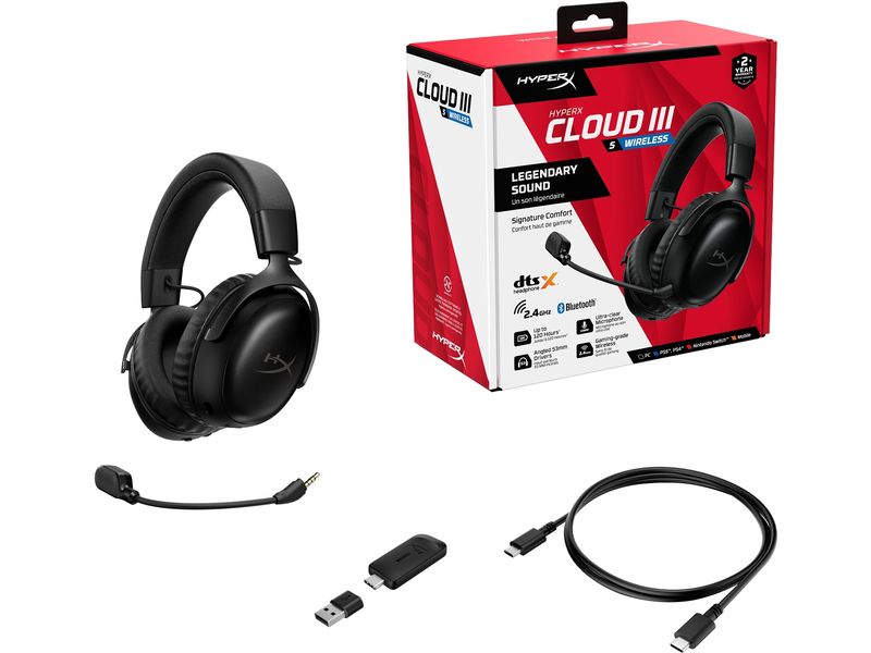 HyperX Headset HyperX Cloud III S Schwarz