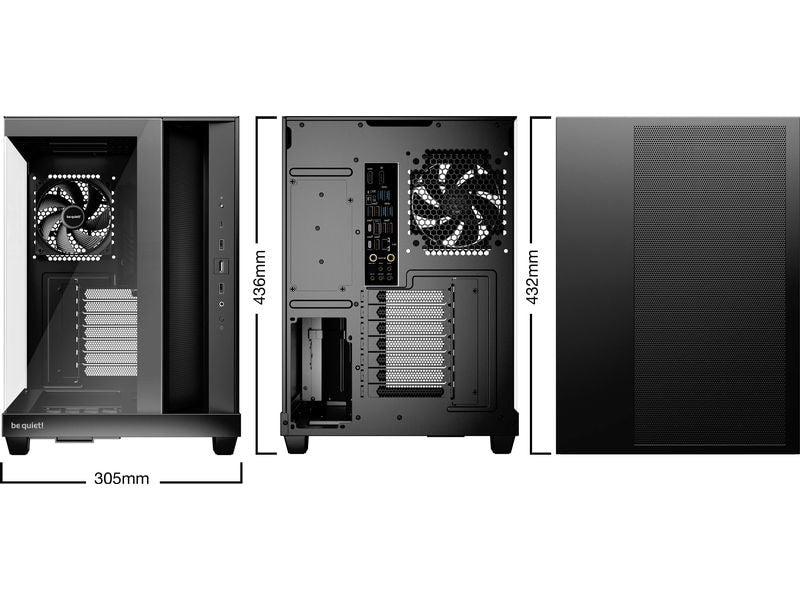 be quiet! PC-Gehäuse Light Base 500 Schwarz