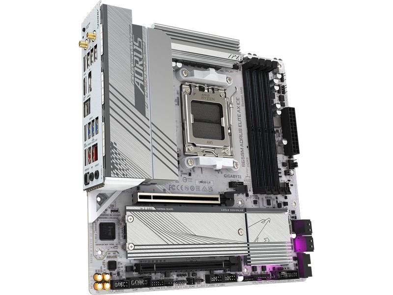 Gigabyte Mainboard B650M A ELITE AX ICE