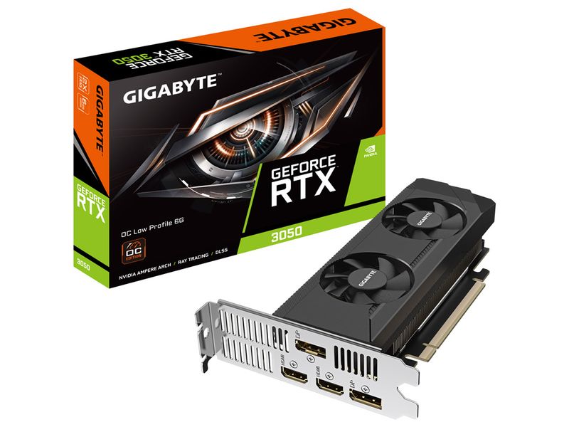 Gigabyte Grafikkarte GeForce RTX 3050 OC Low Profile 6G
