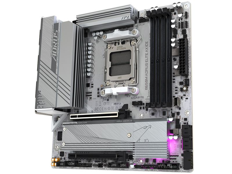 Gigabyte Mainboard B650M A ELITE AX ICE