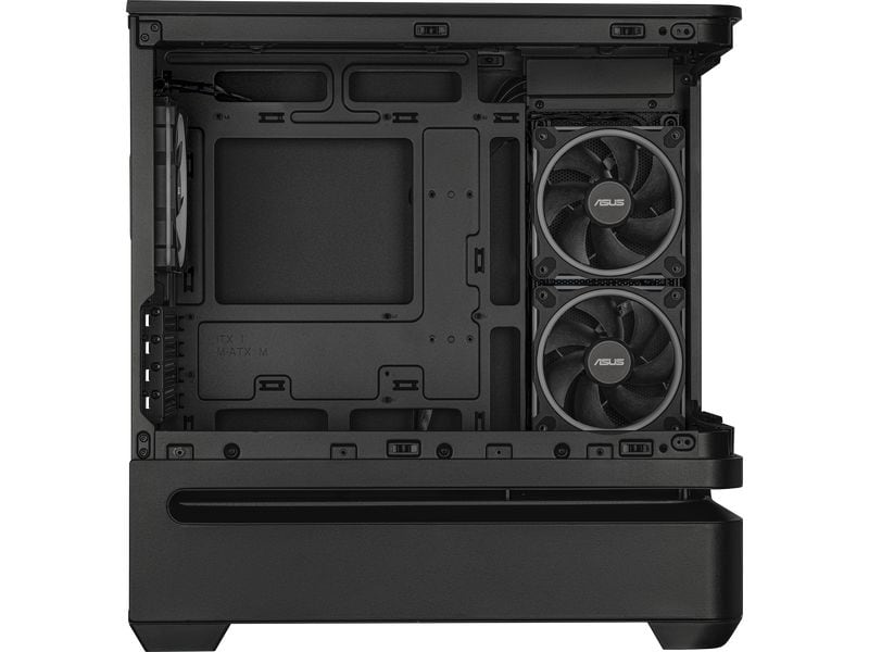 ASUS PC-Gehäuse Prime AP202 TG ARGB Schwarz