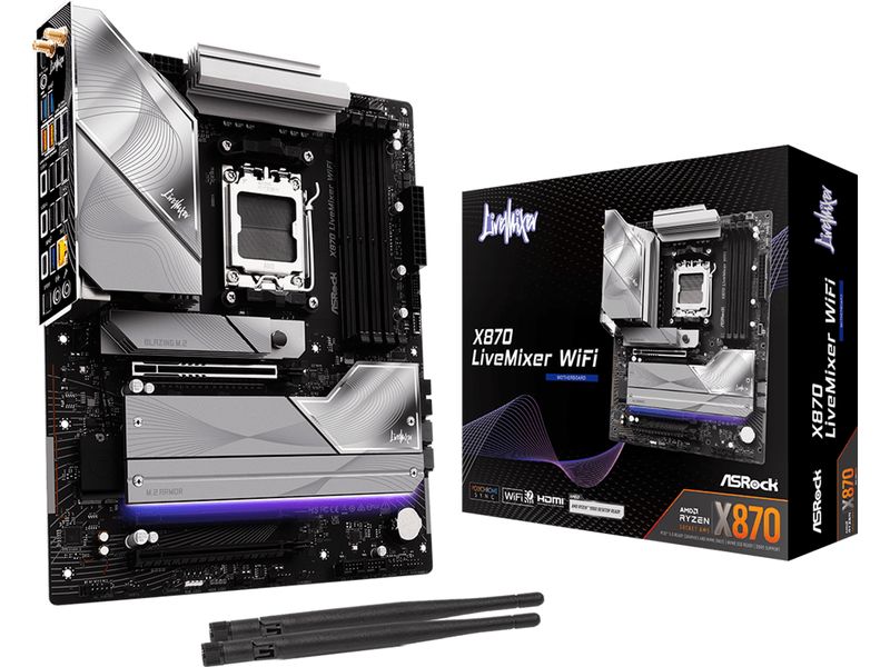 ASRock Mainboard X870 LiveMixer WiFi