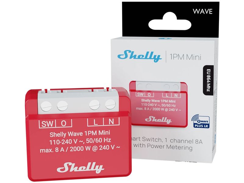 Shelly Schaltaktor Wave 1PM Mini LR