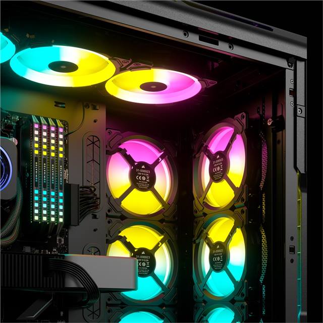 Corsair Boîtier d’ordinateur iCUE 5000T RGB Noir