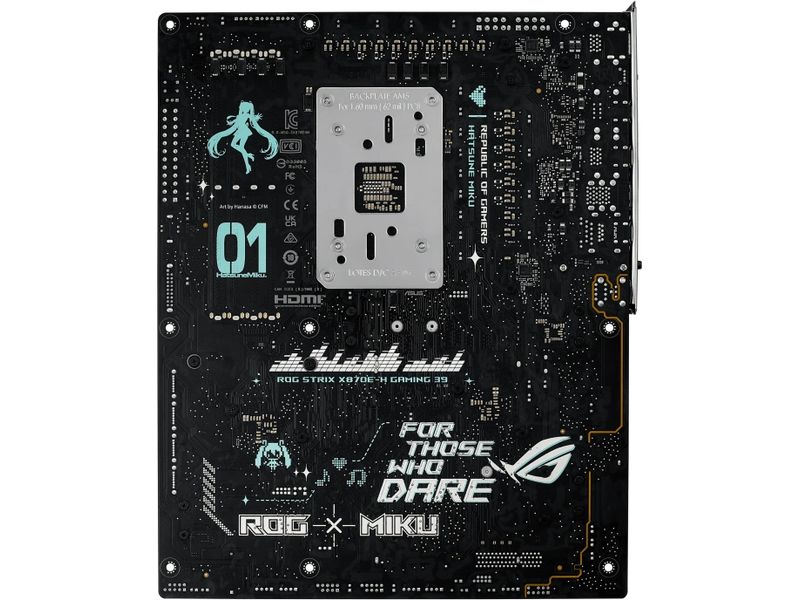 ASUS ROG Mainboard STRIX X870E-H GAMING WIFI7 Hatsune Miku Edition