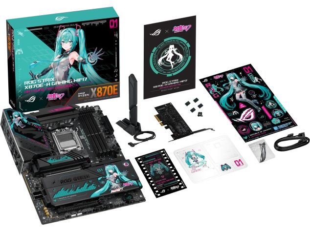 ASUS ROG Mainboard STRIX X870E-H GAMING WIFI7 Hatsune Miku Edition