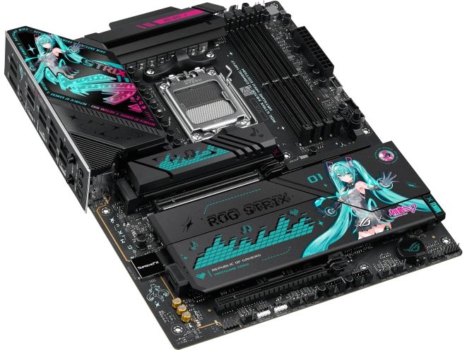 ASUS ROG Mainboard STRIX X870E-H GAMING WIFI7 Hatsune Miku Edition