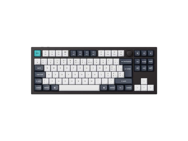 Keychron Gaming-Tastatur Q3 Max Black QMK Brown Switch