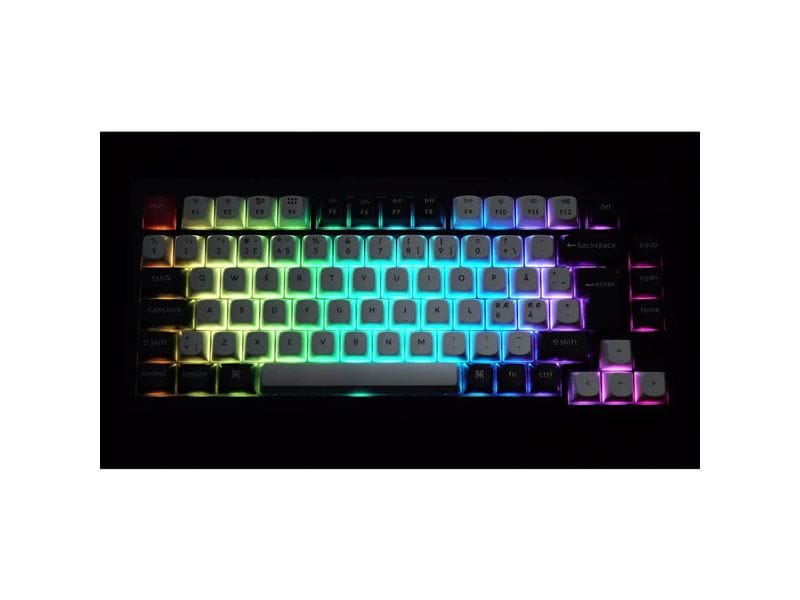 Keychron Gaming-Tastatur Q1 HE Carbon Black QMK Magnetic Switch