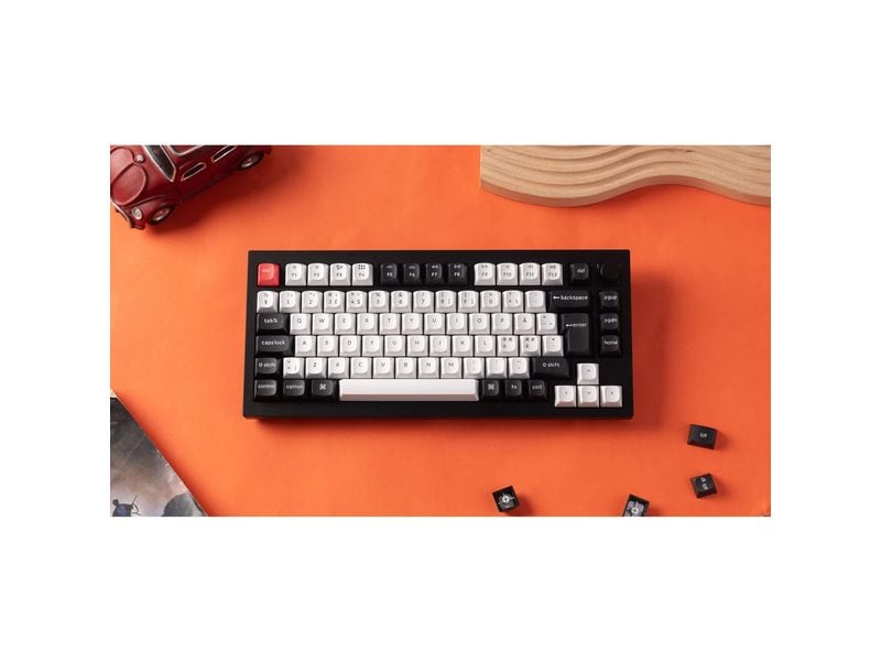 Keychron Gaming-Tastatur Q1 HE Carbon Black QMK Magnetic Switch