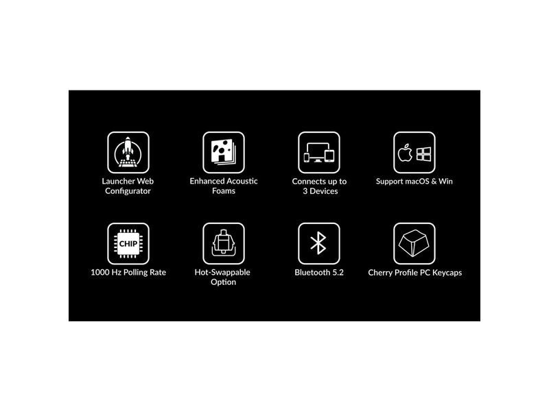 Keychron Gaming-Tastatur K10 QMK Version 2 Brown Switch