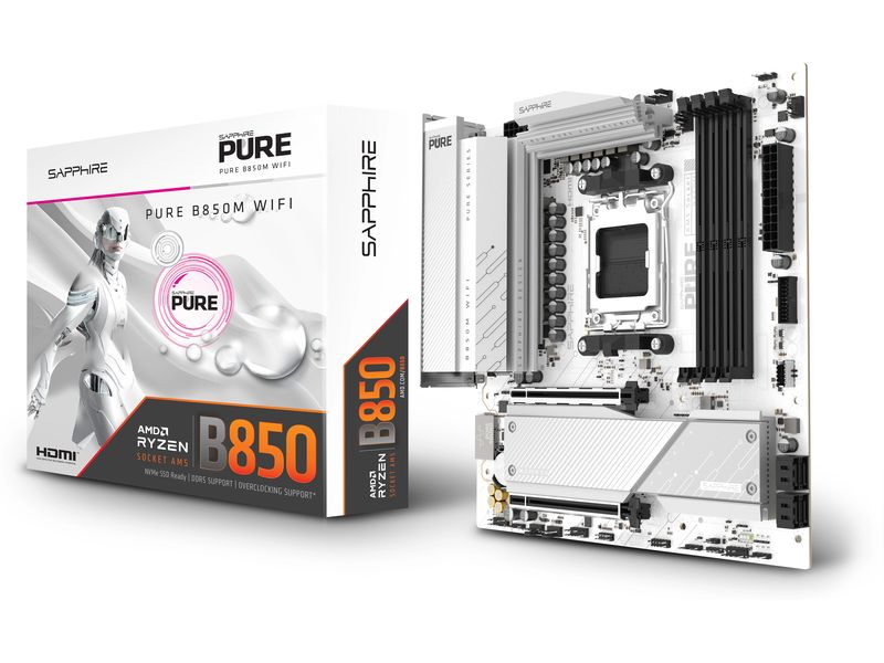 SAPPHIRE Mainboard PURE B850M WIFI