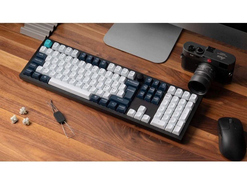 Keychron Gaming-Tastatur Q6 Max Black QMK Red Switch