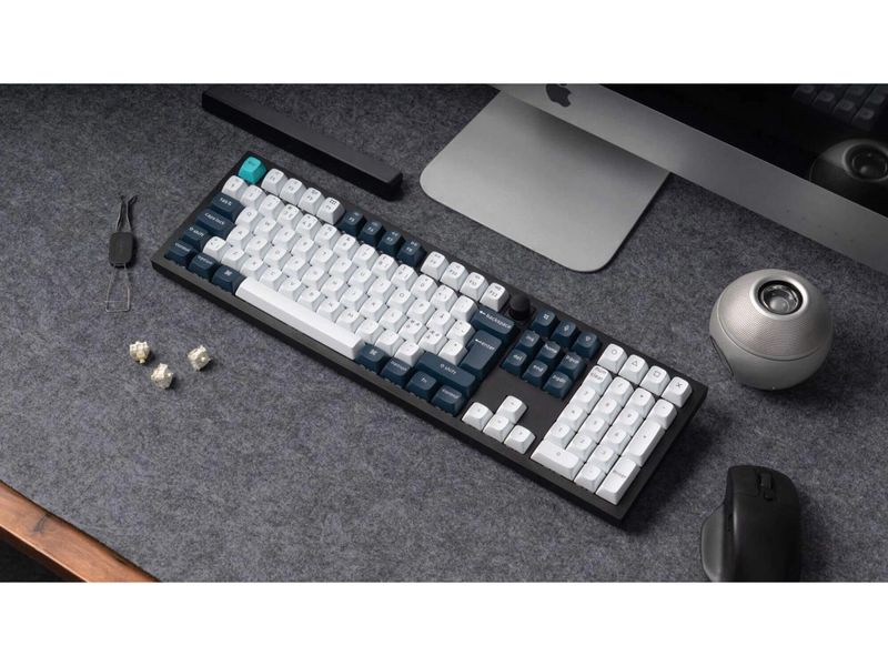 Keychron Gaming-Tastatur Q6 Max Black QMK Red Switch