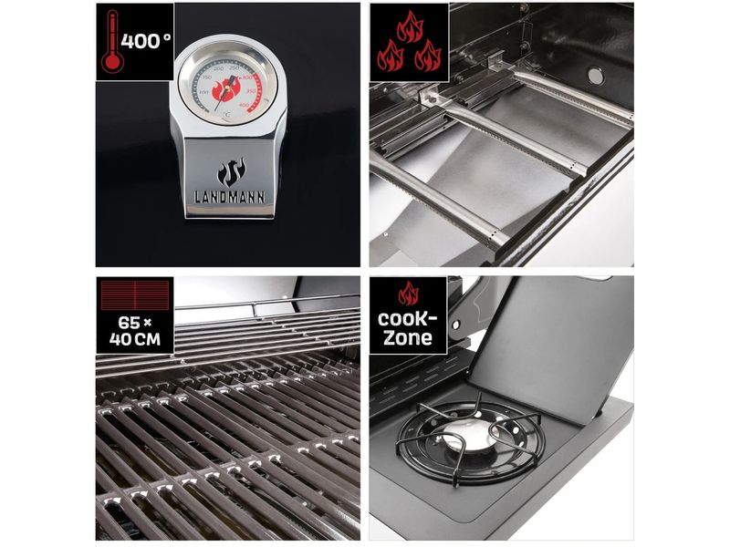 Landmann Gasgrill Rexon PTS 3.1