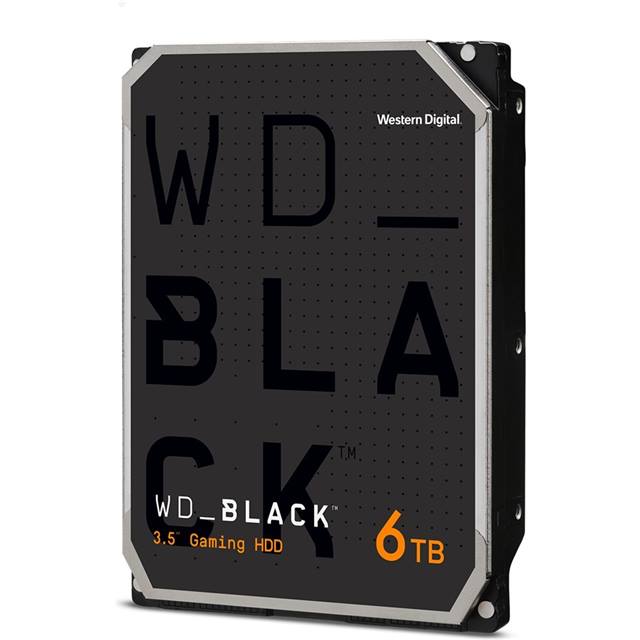 WD Black 6 To - 3,5", SATA, 7,2 K, 128 Mo