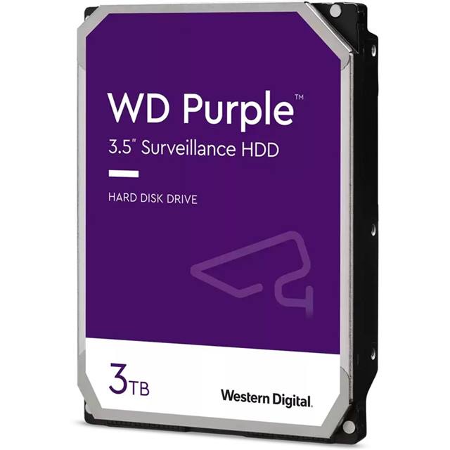 Western Digital Disque dur WD Purple 3.5" SATA 3 TB