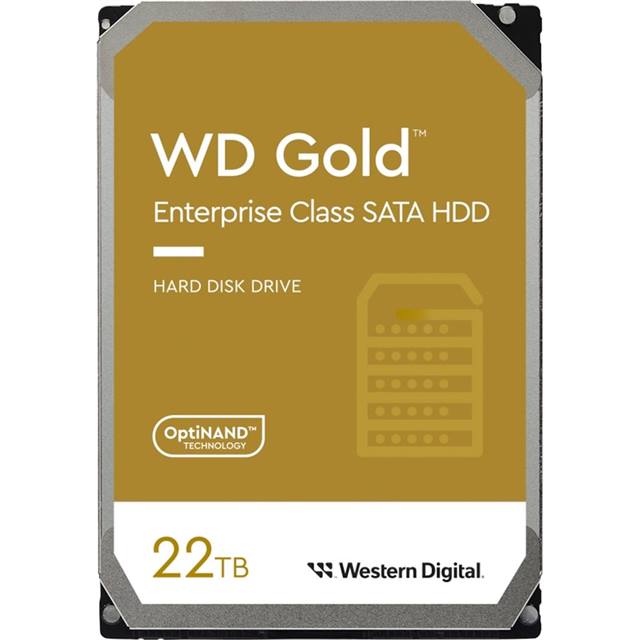 Western Digital Disque dur WD Gold 22 TB 3.5"