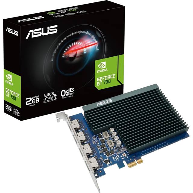 ASUS Carte graphique GeForce GT 730 4H SL 2 GB