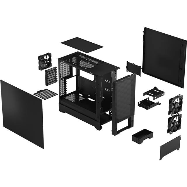 Fractal Design Pop Air Black Solid - schwarz