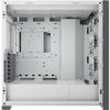 Corsair Boîtier d’ordinateur iCUE Midi Tower 5000X RGB TG Blanc