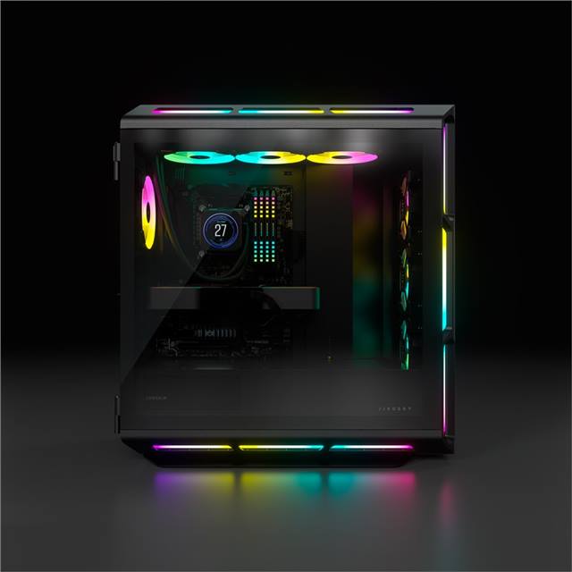 Corsair Boîtier d’ordinateur iCUE 5000T RGB Noir